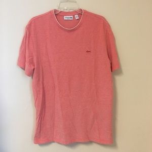 Vintage Lacoste salmon shirt